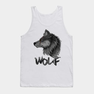 Warrior Wolf Tank Top